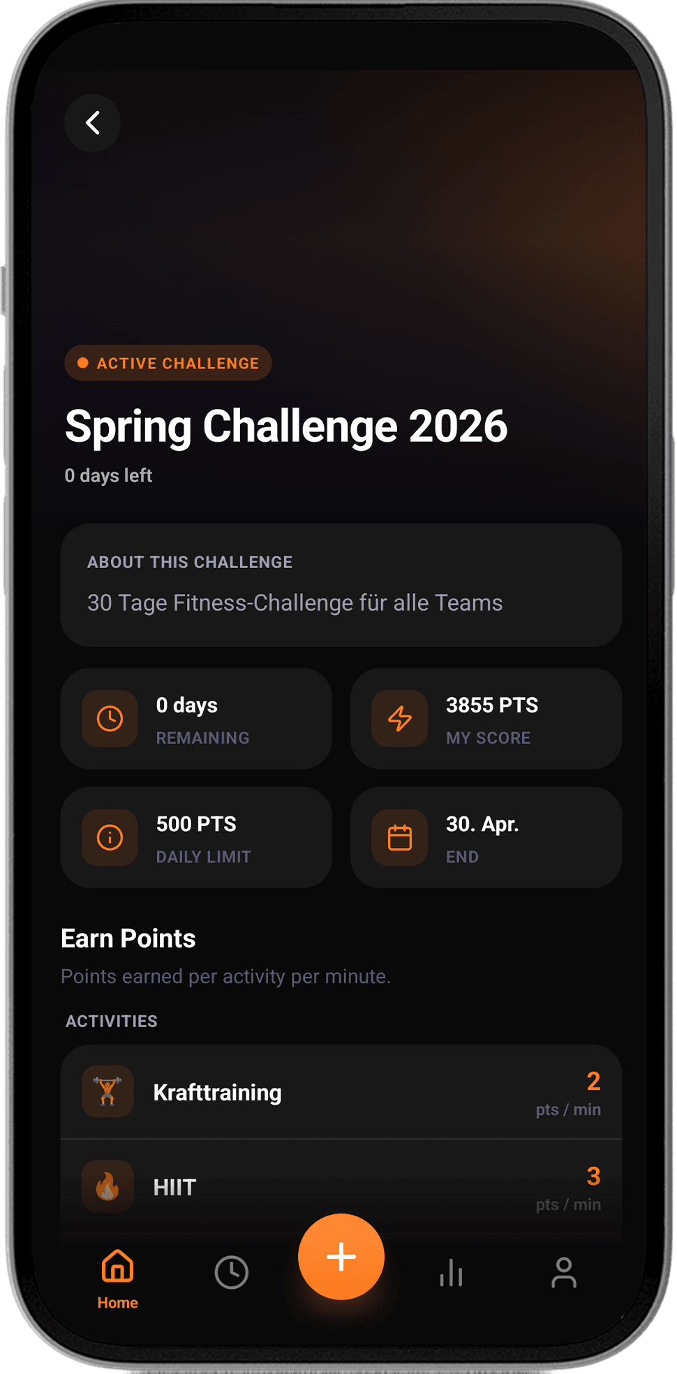 Employee Challenge app preview challenge detail